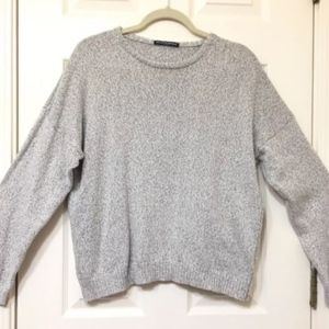 Brandy Melville Gray Crewneck Sweater OS
